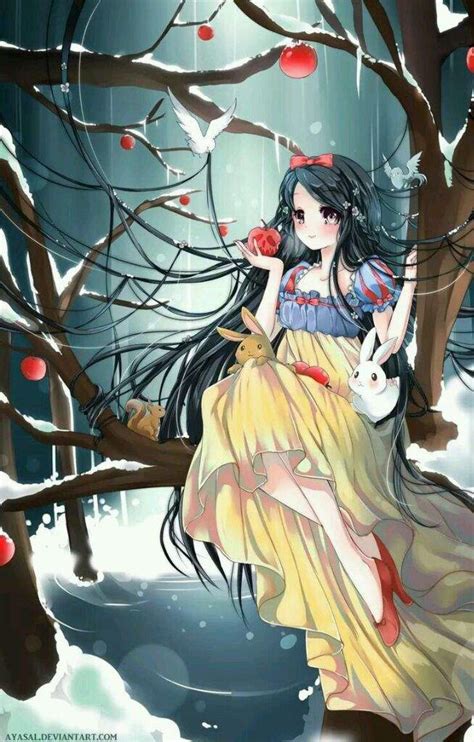 Disney princess Snow White done in anime style | Anime Amino