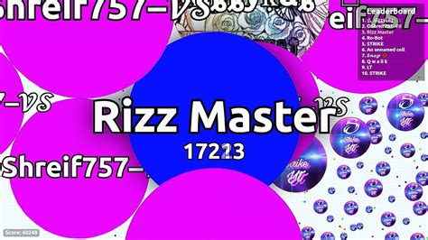 Rizz Master in Agario - YouTube