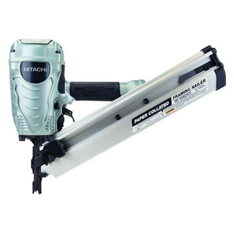 Hitachi 2537553 35 gal Pneumatic Collated Paper Framing Nail Gun ...