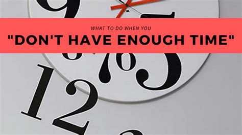 What to Do When You “Don’t Have Enough Time” | The Right Brain Entrepreneur