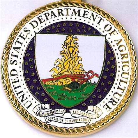 former official seal of the United States Department of Agriculture {pindate:20180508 ...