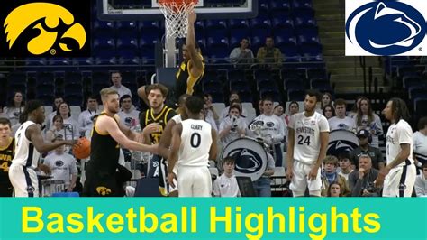 Iowa vs Penn State Basketball Game Highlights, Feb 8 2024 - YouTube