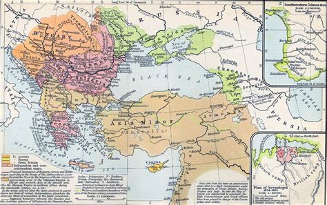 Map of the Ottoman Empire Dismemberment 1683-1908