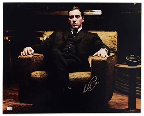 Al Pacino Signed ''godfather'' Photo