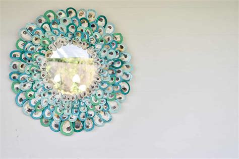 How To Make A Colorful Oyster Shell Mirror - At Charlotte's House