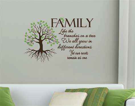 Family Tree Wall Stencil