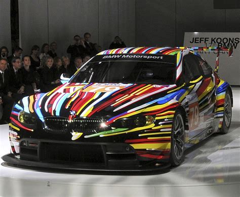 BMW Art Car Jeff Koons | Car art, Bmw art, Art cars