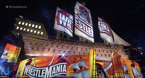 WWE Reveals First Official Look At The WrestleMania 37 Stage