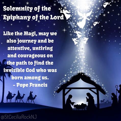 - Solemnity of the Epiphany of the Lord | Epiphany of the lord, Epiphany quotes, Christian ...