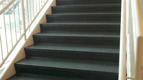 raised design rubber tread Our line of PVC free rubber stair treads is ...