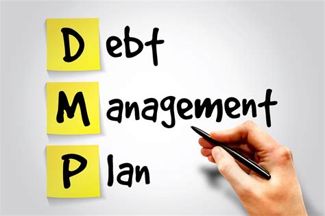 Debt Management Plan (DMP) sticky note, business concept - My AZ Legal ...