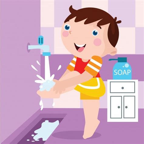 Kid Washing Their Feet | Kids, Character, Graphic resources