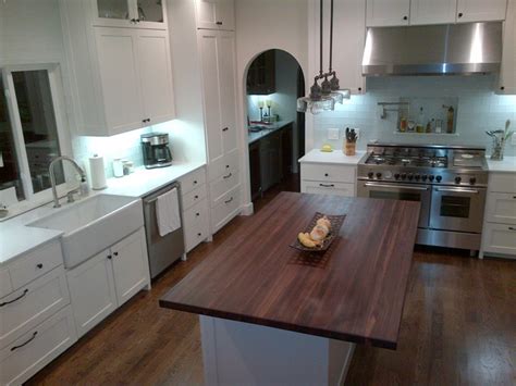 Walnut Butcher Block Countertops - Country Mouldings