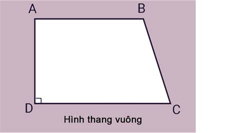 Hình thang vuông là gì? Định nghĩa, tính chất và dấu hiệu nhận biết