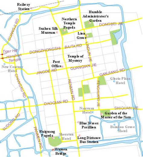 Suzhou city map