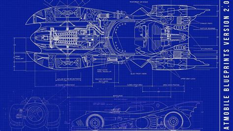 Car Blueprint Wallpaper