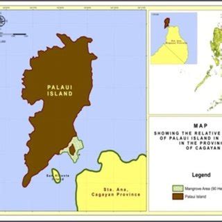 Map of Palaui Island Protected Landscape and Seascape San Vicente Sta ...