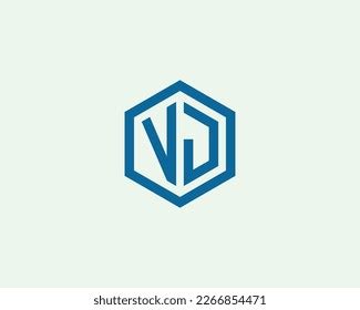 Vj Logo Design Vector Template Stock Vector (Royalty Free) 2266854471 ...