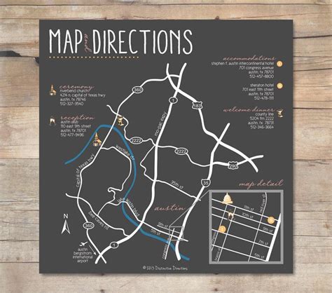 Custom Wedding Map Printable PDF file : Any by CustomWeddingMaps ...