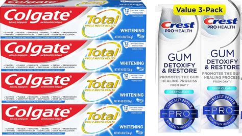 Colgate Total vs. Crest Pro-Health Toothpaste Reviews — Deals & Reviews