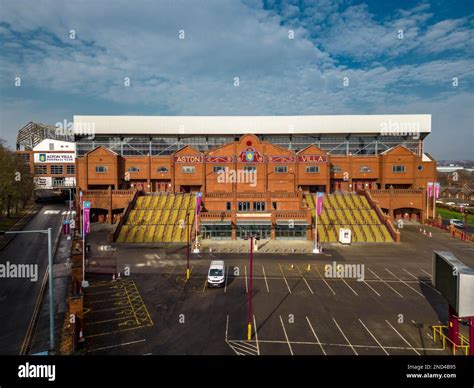 Aston Villa FC Football Club Stadium Villa Park from the Air, Birds eye ...