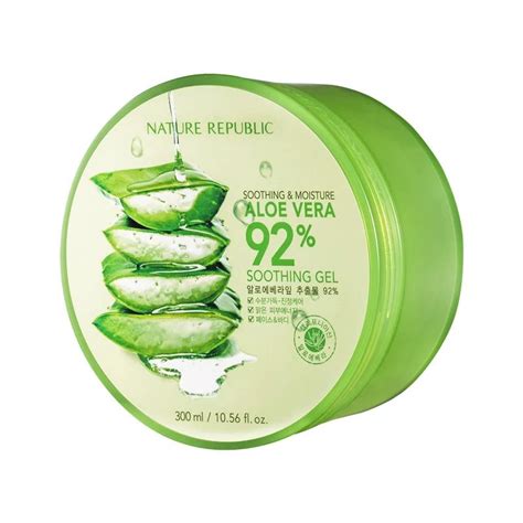 Soothing & Moisture Aloe Vera 92 % Soothing Gel Tub – Click For Wellness