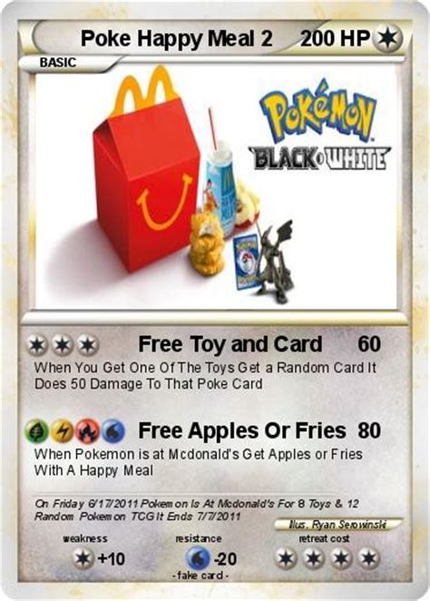 Pokémon Poke Happy Meal 2 2 - Free Toy and Card - My Pokemon Card