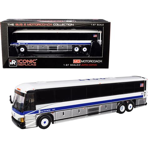 Buy MCI D4505 Motorcoach Bus #X21 Super Express New York MTA" White and ...