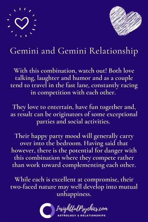 Gemini and Gemini – Compatibility in Sex, Love and Friendship