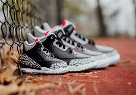 Air Jordan 3 Black Cement - Full Sizing + Price Info | SneakerNews.com