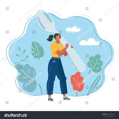 Cartoon Vector Illustration Woman Kitchen Cook Stock Vector (Royalty Free) 1506527177 | Shutterstock