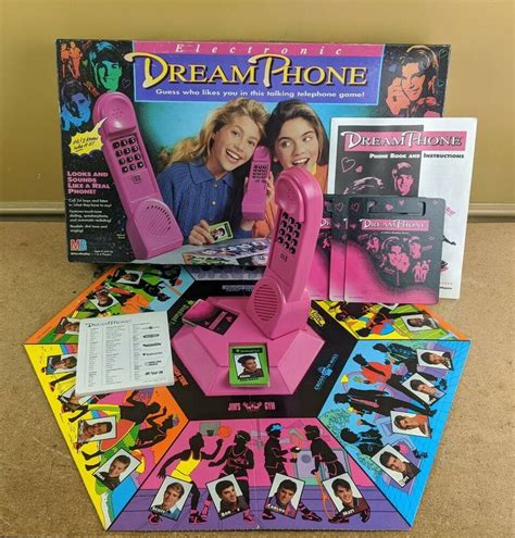 Vintage 1991 Electronic Dream Phone COMPLETE Board Game Milton Bradley WORKS #MiltonBradley ...