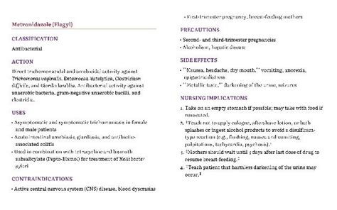 Flagyl | Nurse, Headache, Trimester