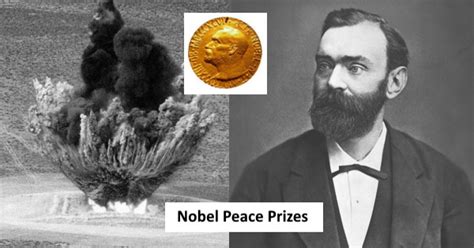 ALFRED NOBEL, brought dynamite and peace prizes to the world