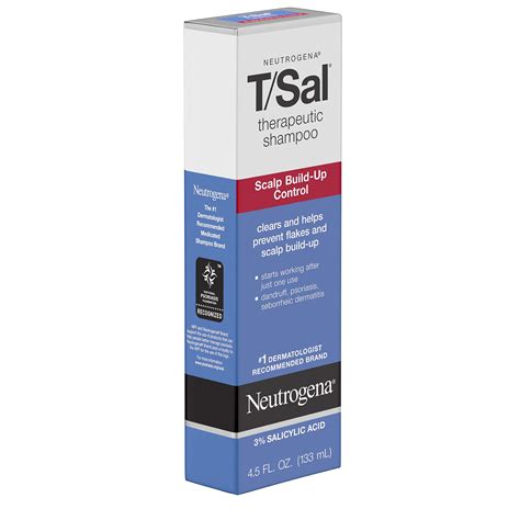 Neutrogena T/Sal Therapeutic Shampoo for Scalp Build-Up Control with ...