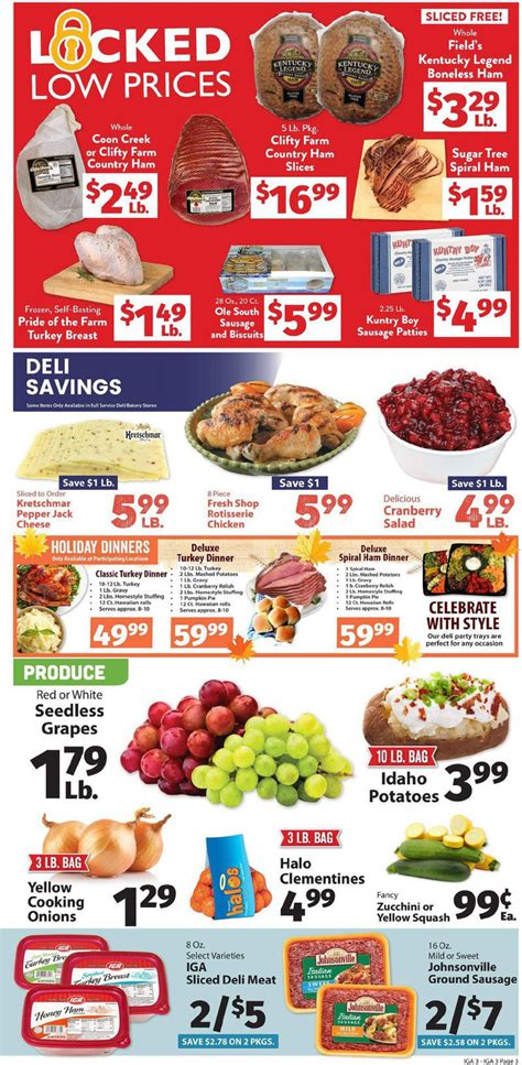 IGA Current weekly ad 11/11 - 11/17/2019 [5] - frequent-ads.com