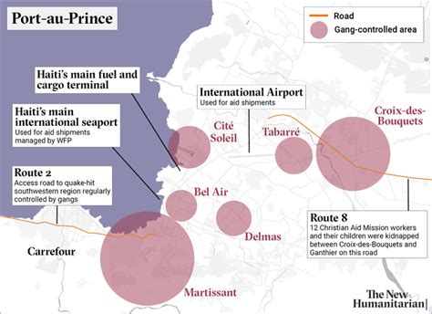 Port Au Prince Gangs Map