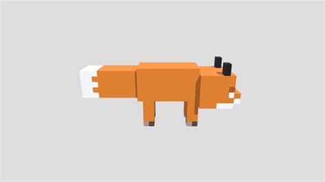 Minecraft Fox - Download Free 3D model by Aarols32 [1bb0107] - Sketchfab
