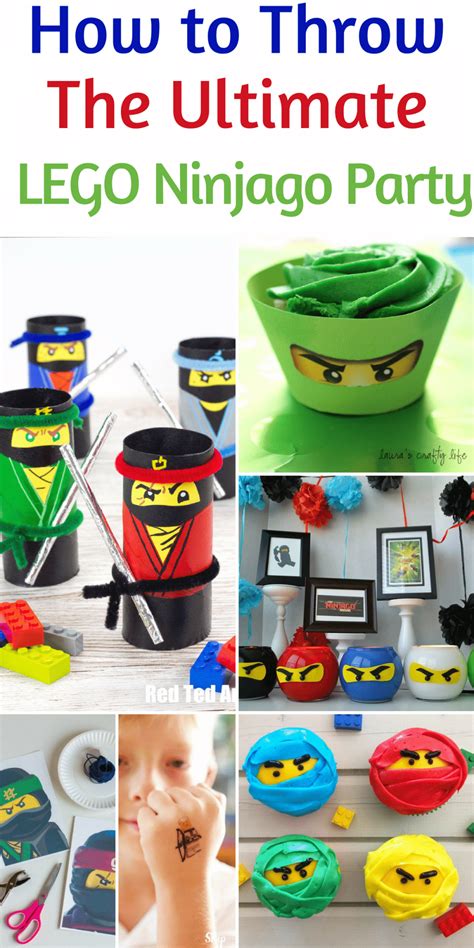 Lego Ninjago Birthday Party Printable Set | eduaspirant.com