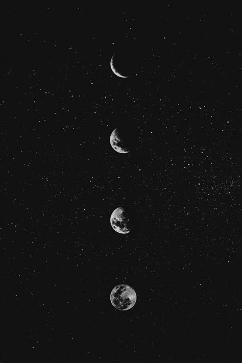 Dark Aesthetic Stars And Moon HD phone wallpaper | Pxfuel