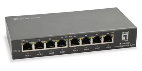 8-Port Gigabit Poe Switch, 802.3At/Af Poe, 8 Poe Outputs, 120W | SnapperNet