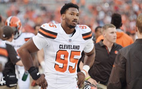 Cleveland Browns DL Myles Garrett 'questionable' for Sunday's game ...