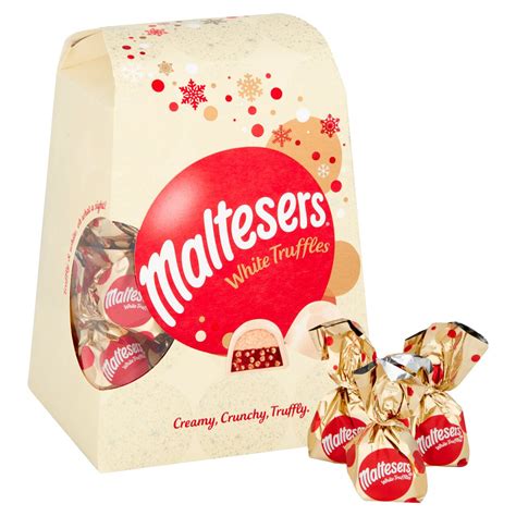 Maltesers Truffles White Chocolate Gift Box 200g | Zoom