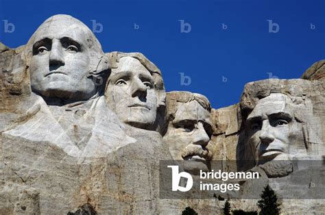 Image of Heads of the United States's presidents carved into Mount ...