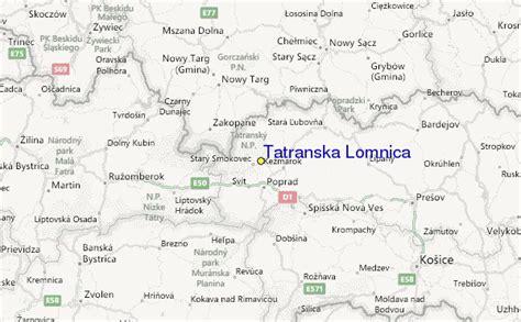 Tatranská Lomnica Ski Resort Guide, Location Map & Tatranská Lomnica ...