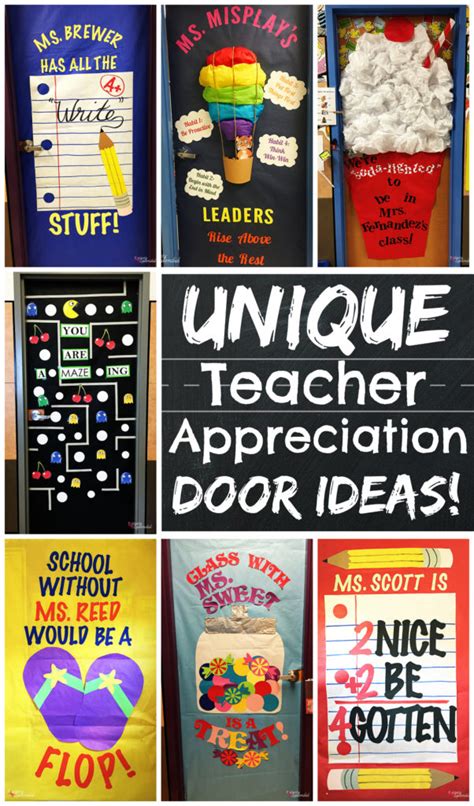 Teacher Appreciation Door Ideas - Unique and Clever Designs!