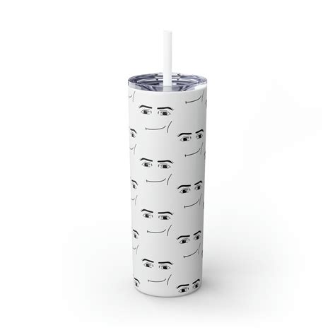 Roblox Man Face Roblox Water Bottle Roblox Tumbler Wrap - Etsy