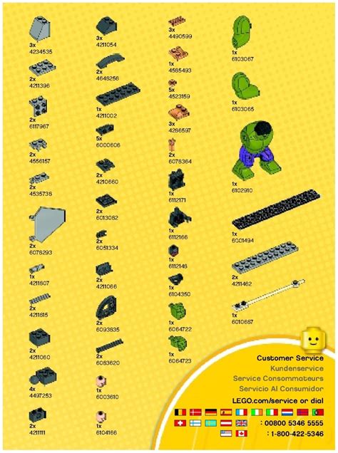 View LEGO® instruction 76031 The Hulk Buster Smash - LEGO instructions ...