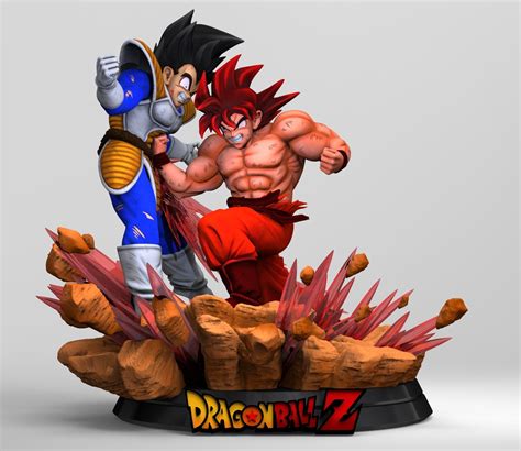 ArtStation - Goku Kaioken vs Vegeta, Adi Resinkid | Anime dragon ball super, Anime dragon ball ...