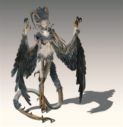 ArtStation - harpy concept art